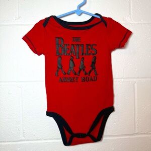 The Beatles Red and Black Bodysuit